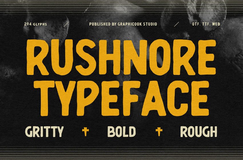 Rushnore Font