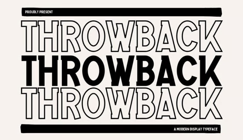 Throwback Font