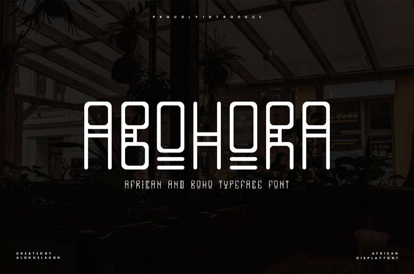 Abohora Font