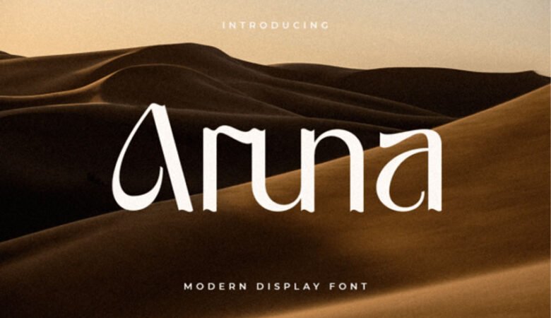 Aruna Display Font