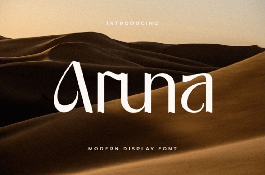 Aruna Display Font