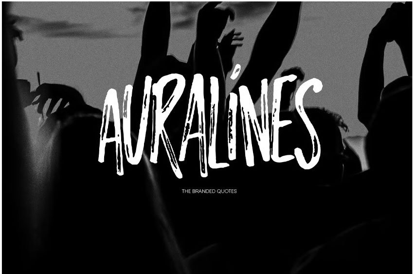 Auralines Font