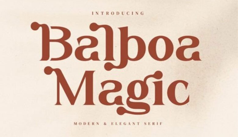 Balboa Magic Font