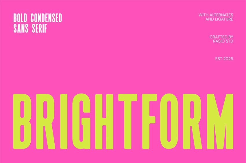 Brightform Font