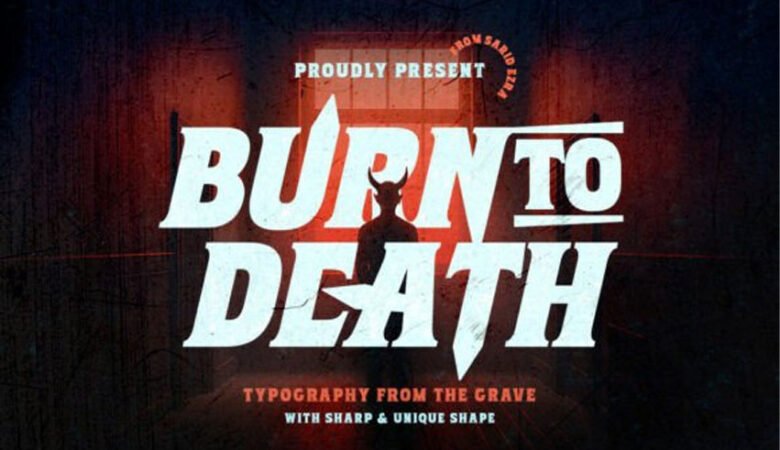 Burntodeath Regular Font