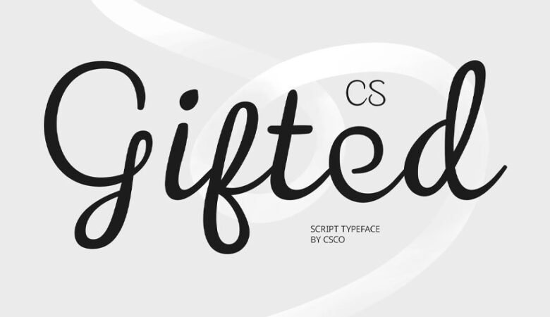 CS Gifted Font