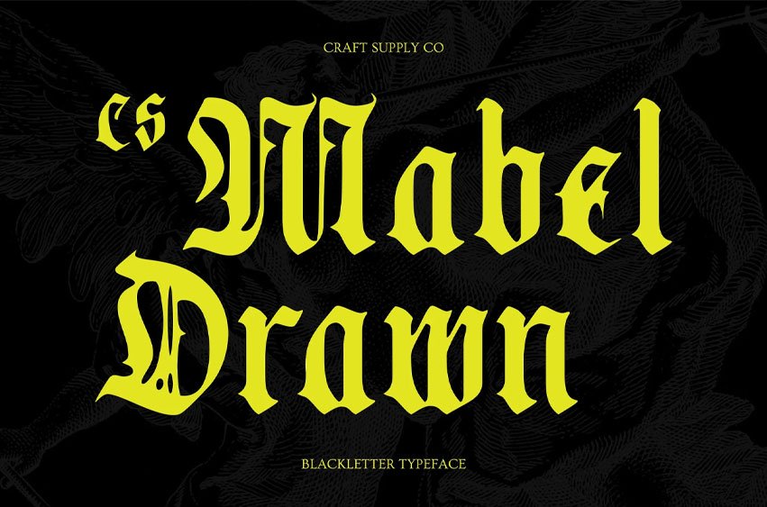 CS Mabel Drawn Font
