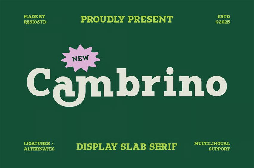 Cambrino Font