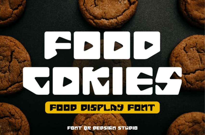 Food Cokies Font