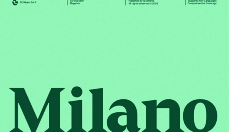 Gc Milano Font