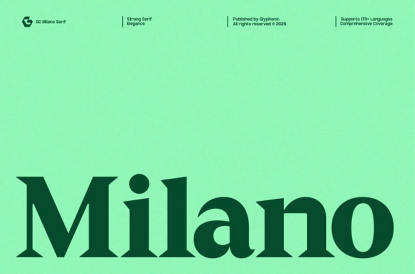 Gc Milano Font