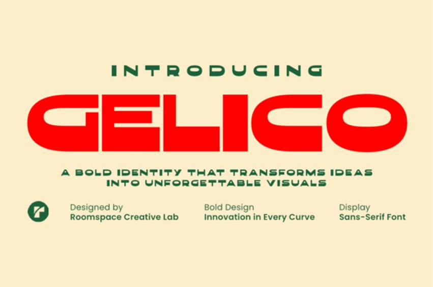 Gelico Regular Font