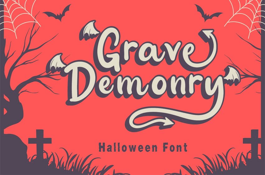 Grave Demonry Font