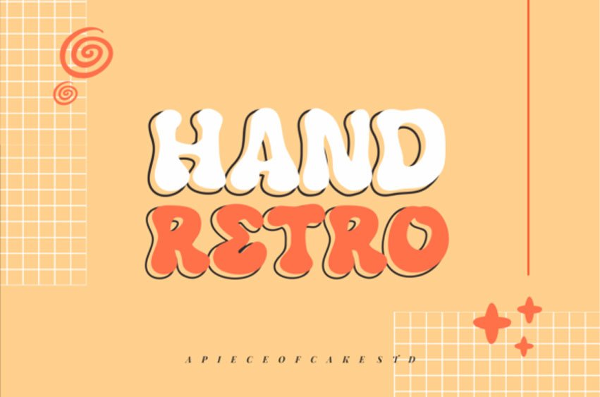 Hand Retro Font