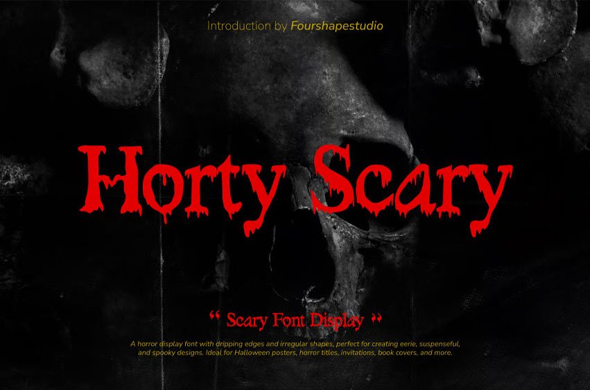 Horty Scary Font