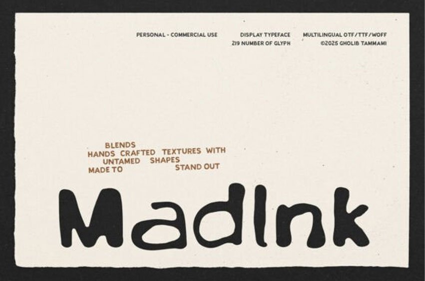 Madink Font