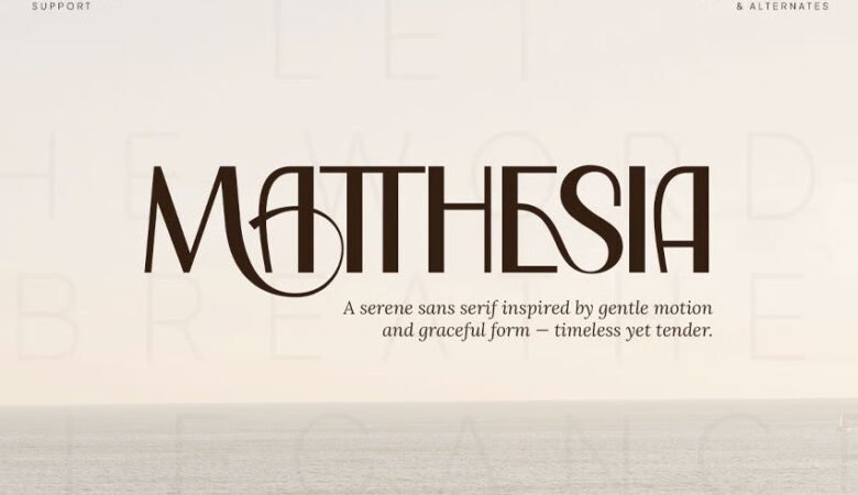 Matthesia Font