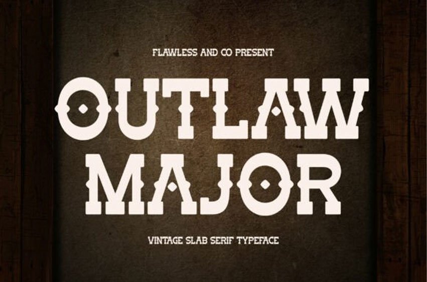 Outlaw Major Font