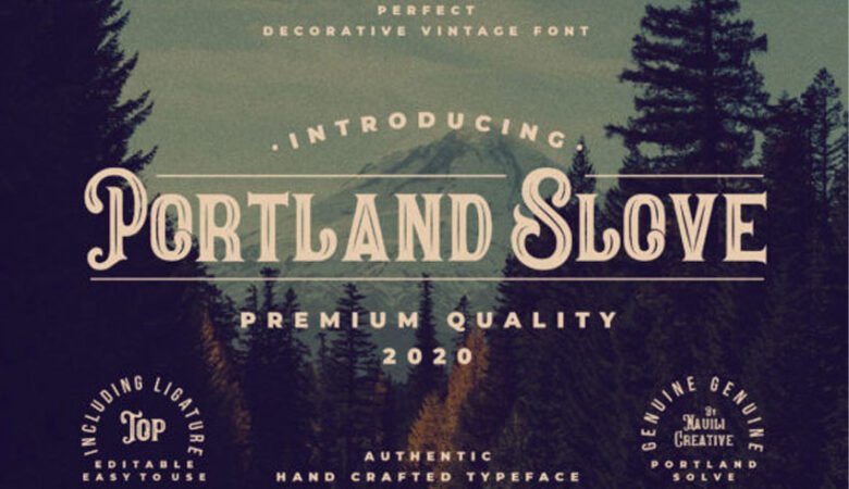 Portland Slove Font