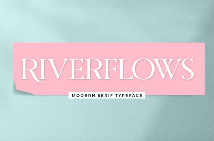 Riverflows Font