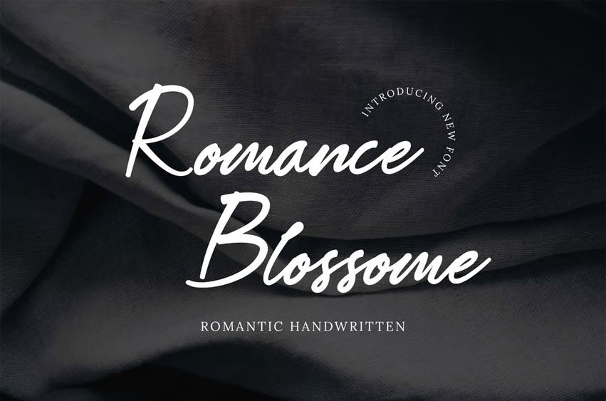 Romance Blossome Font