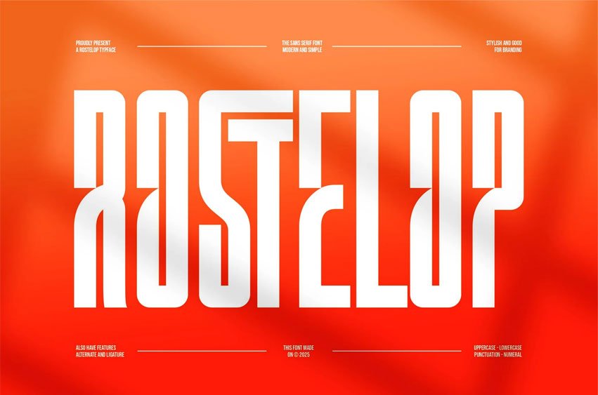 Rostelop Font