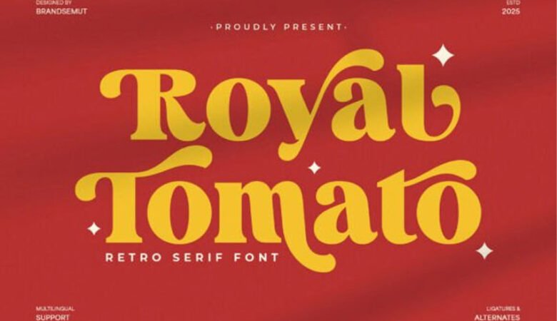 Royal Tomato Font