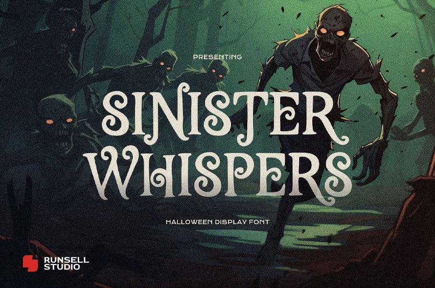 Sinister Whispers Font