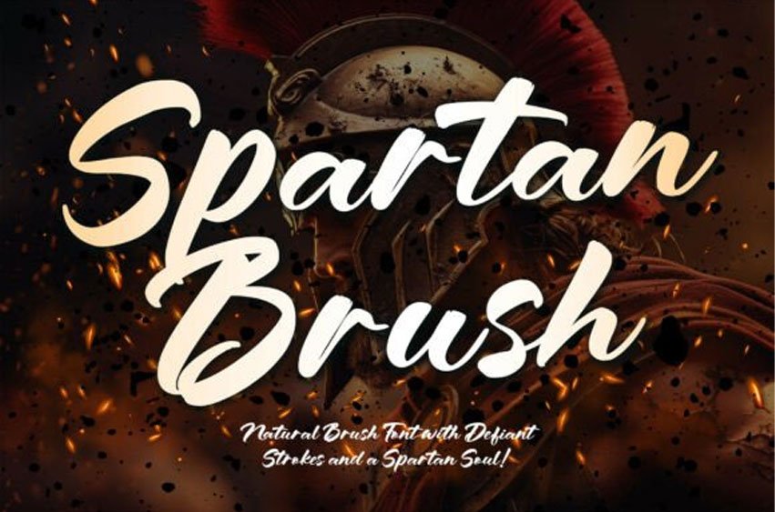 Spartan Brush Regular Font