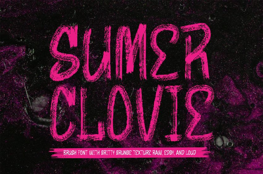 Sumer Clovie Font