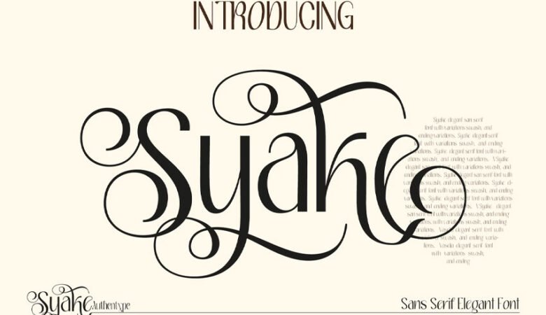 Syake Font