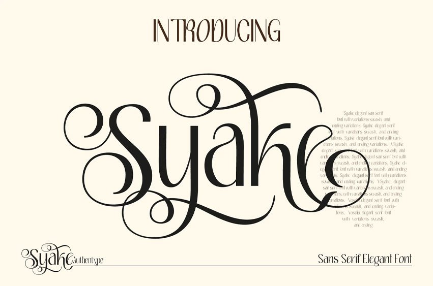 Syake Font