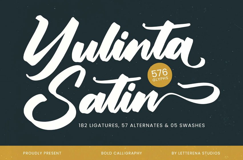 Yulinta Satin Font