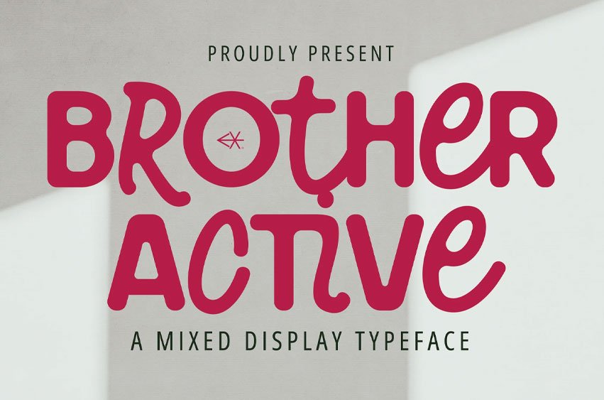 Brother Active Font