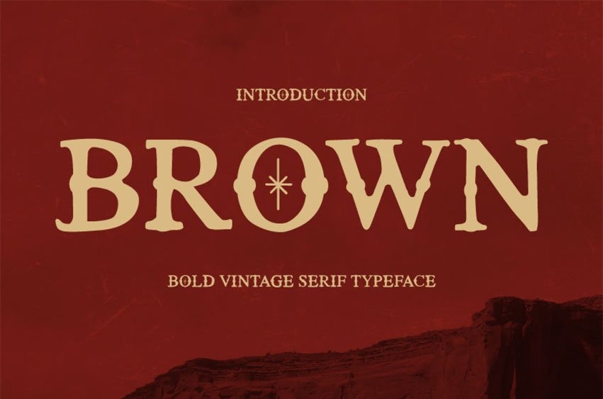 Brown Font