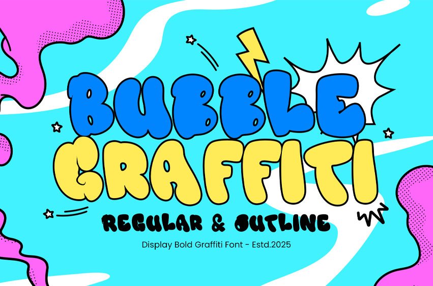 Bubble Graffiti Font