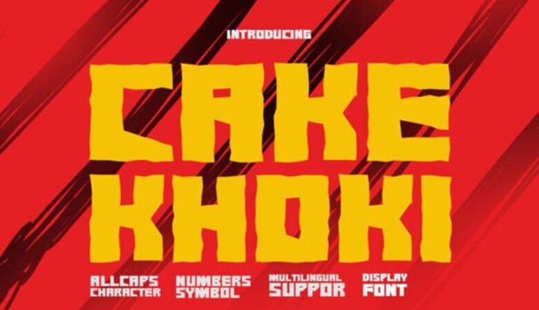 Cake Khoki Font