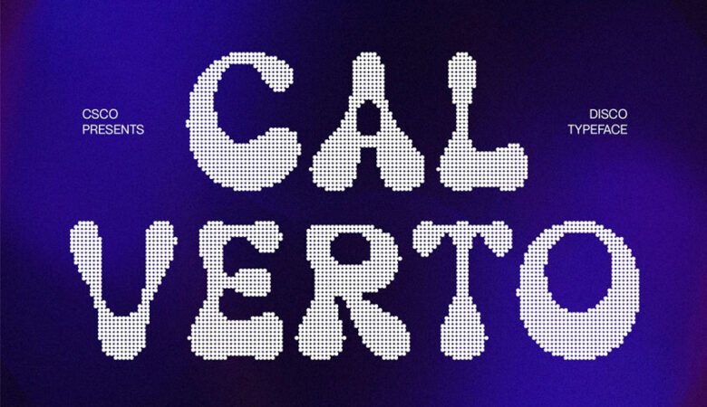 Calverto Disco Font
