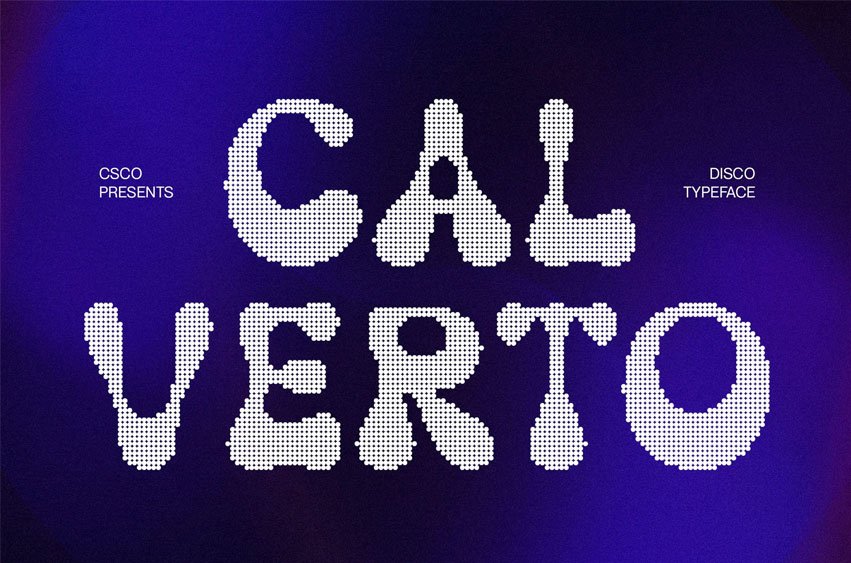 Calverto Disco Font