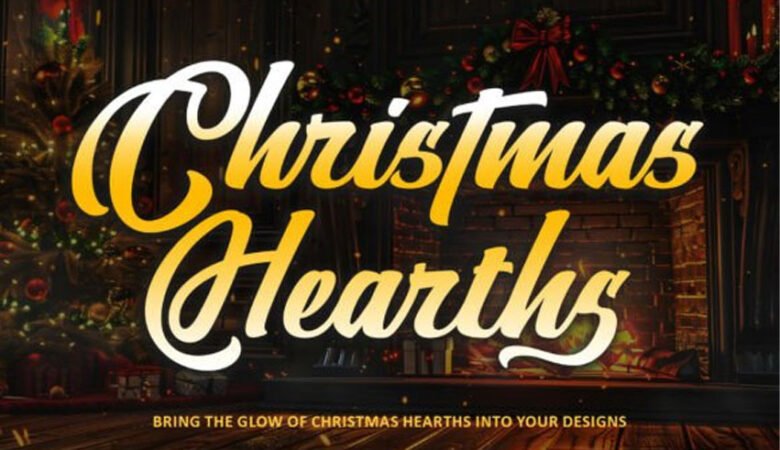 Christmas Hearths Font