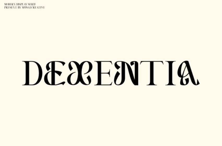 Dexentia Font