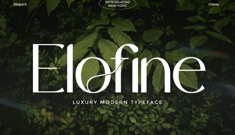 Elofine Font