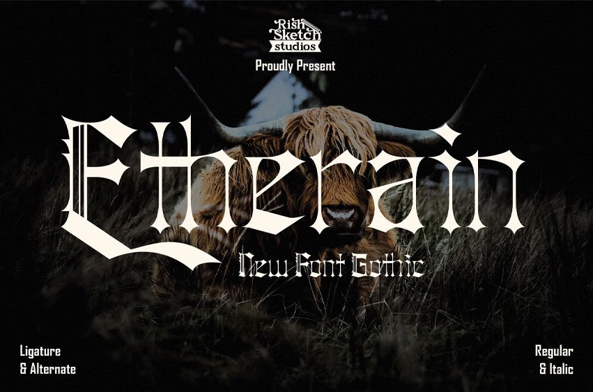 Etherain Font