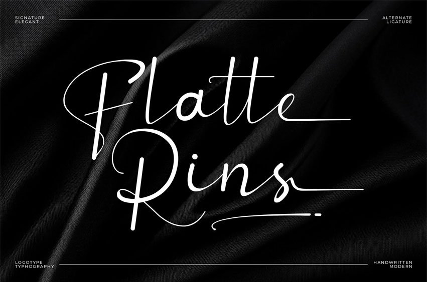 Flatte Rins Font