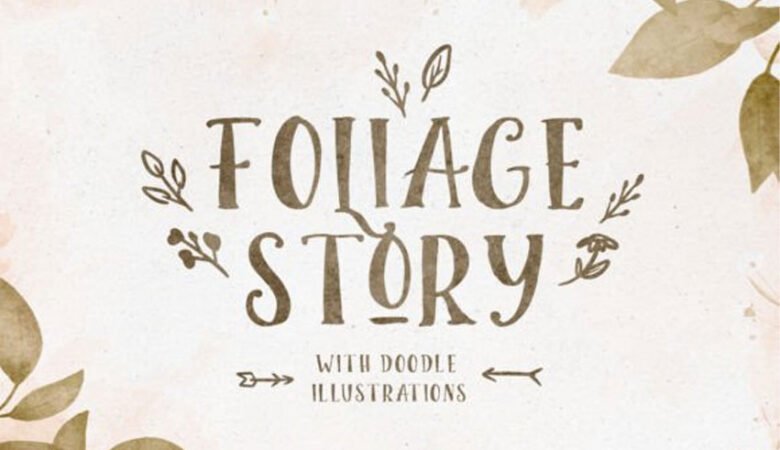 Foliage Story Font