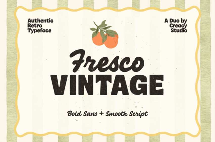 Fresco Vintage Font