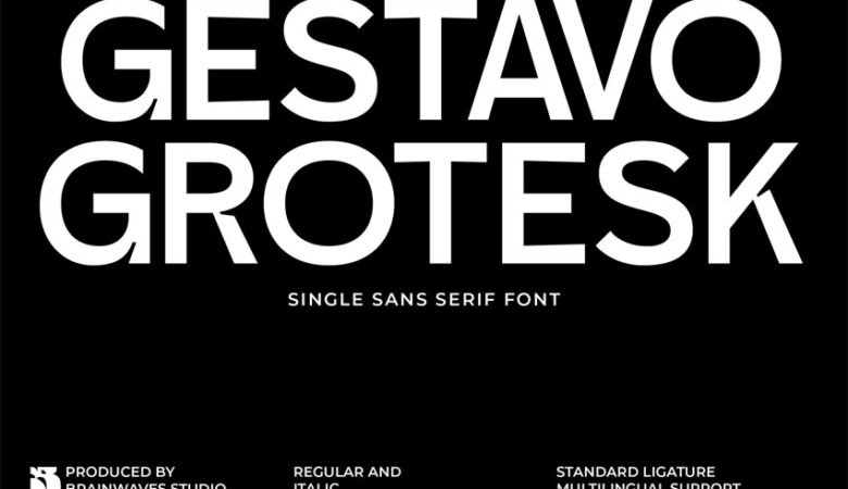 Gestavo Grotesk Font