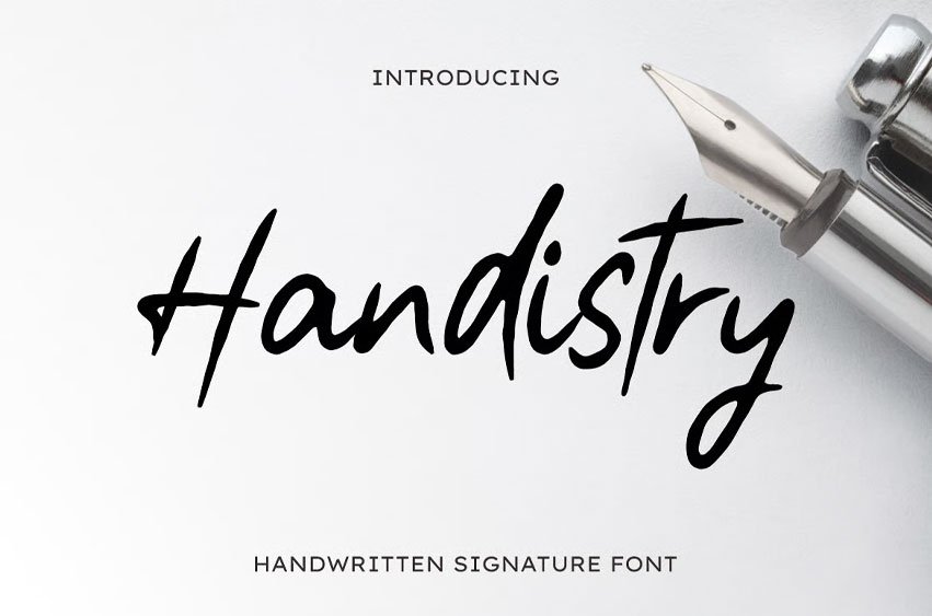 Handistry Font