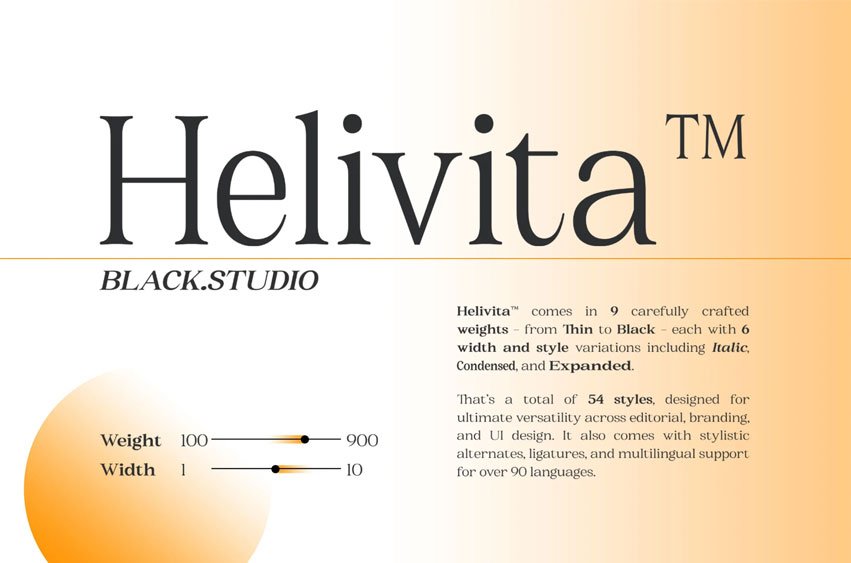 Helivita Font