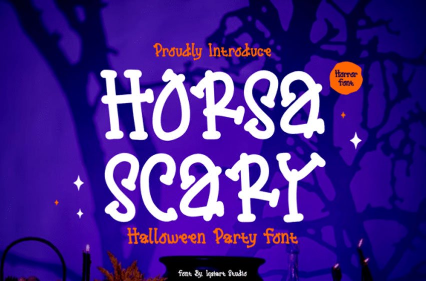 Horsa Scary Font